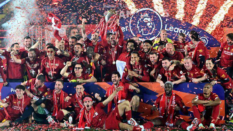 Liverpool menjuarai Premier League 2019/2020. (skysports.com)