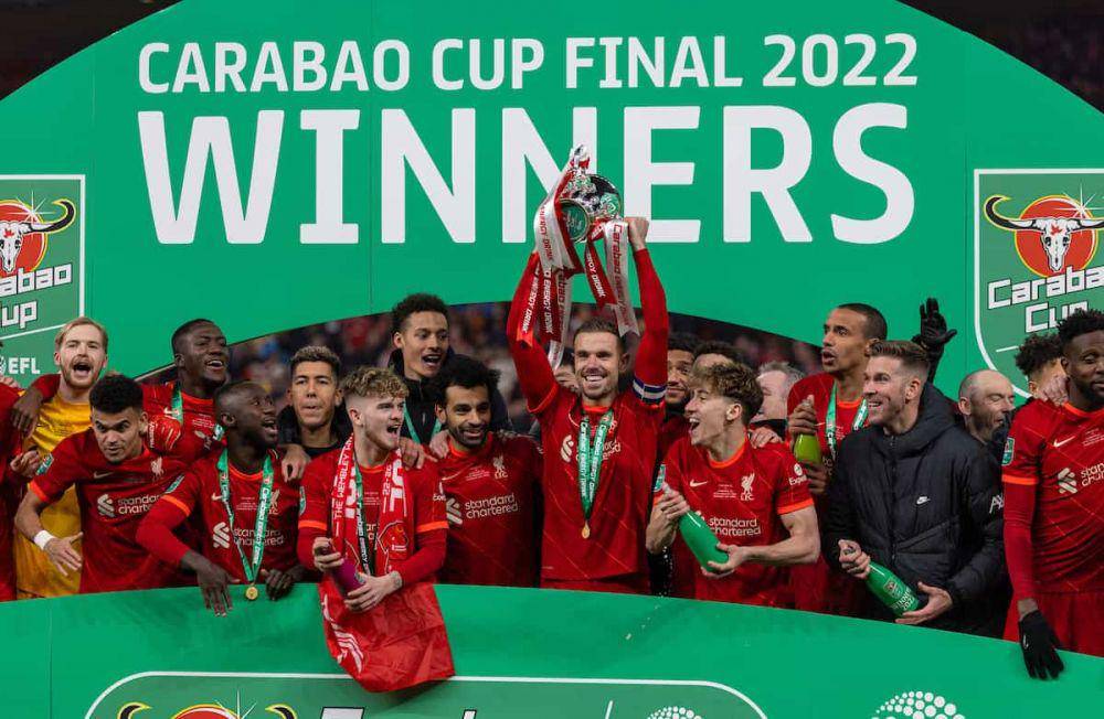 Liverpool menjuarai Piala Liga 2021/2022. (thisisanfield.com)