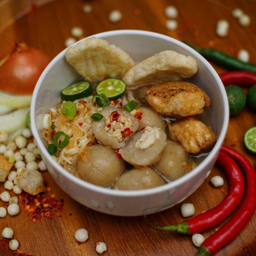 ilustrasi baso aci isi ayam kuah geprek (instagram.com/basoaci.nunagia)