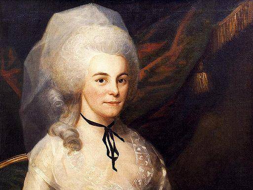Lukisan Elizabeth Schuyler Hamilton oleh Ralph Earl sekitar tahun 1787. (commons.wikimedia.org/Museum of the City of New York)