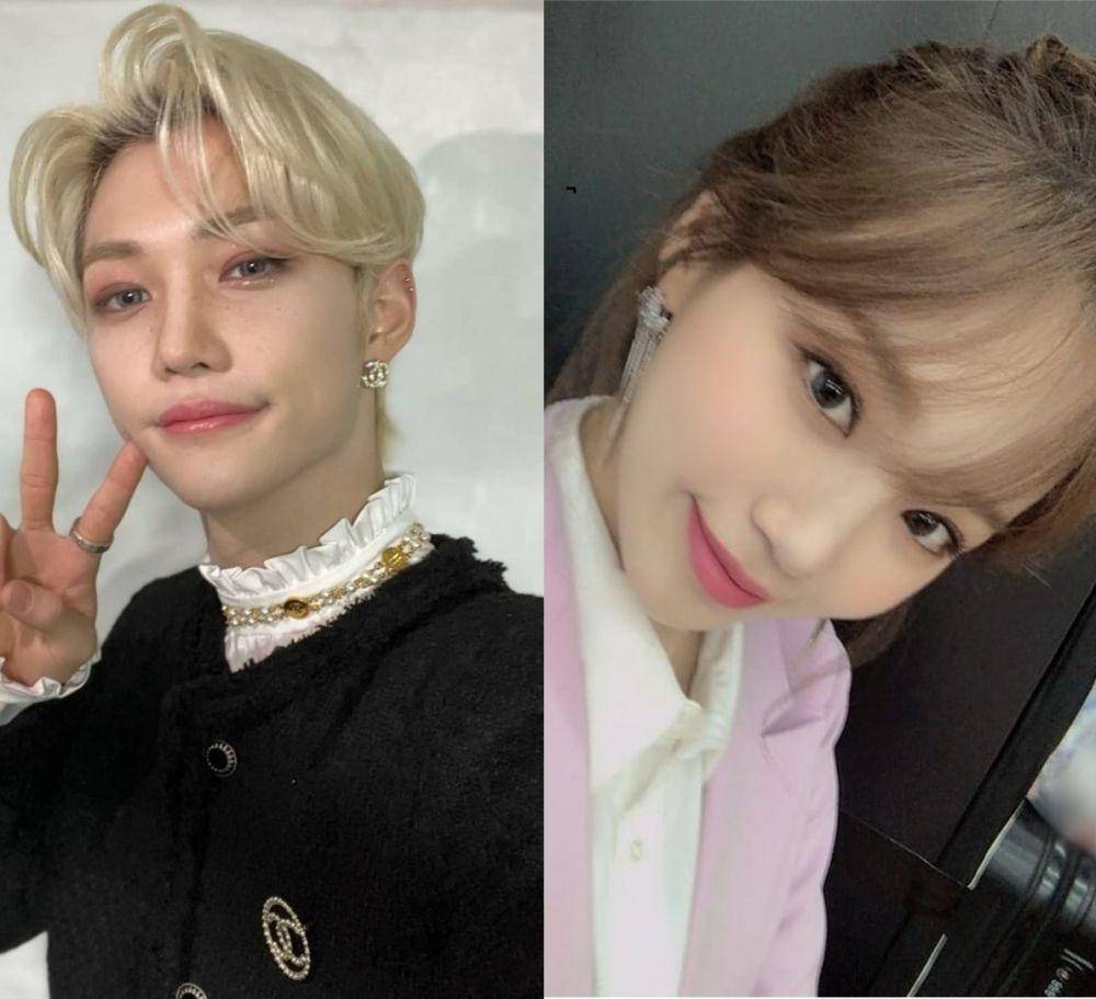 Felix Stray Kids (instagram.com/realstraykids) | Chaewon IZ*ONE (instagram.com/official_izone)