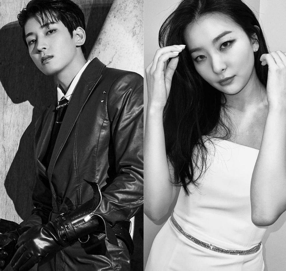 Wonwoo SVT (instagram.com/saythename_17) | Seulgi RedVelvet (instagram.com/hi_sseulgi)