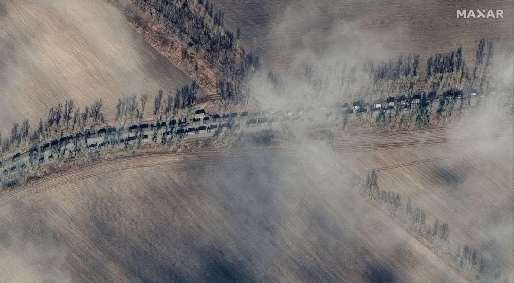 Kiev Diserang Lusinan Drone Rusia yang Picu Kebakaran