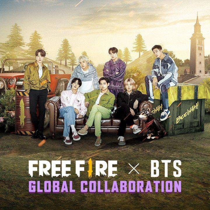 BTS x Free Fire (instagram.com/freefireusofficial)
