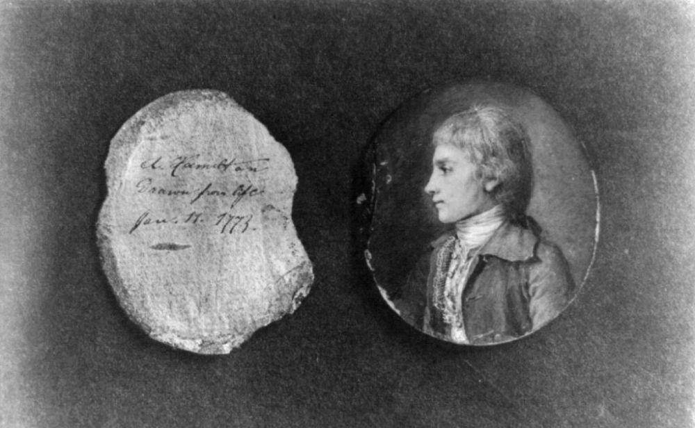 Ilustrasi Alexander Hamilton kecil dalam New York Historical Society exhibition Alexander Hamilton: The Man Who Made Modern America. (thegreatcoursesdaily.com)