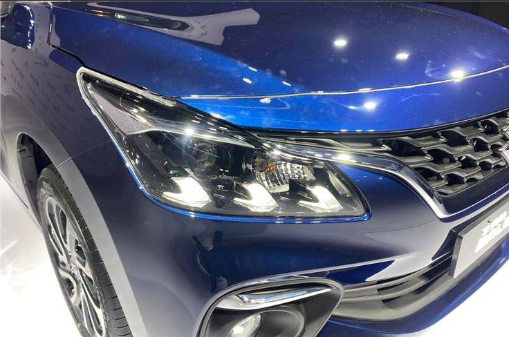 Lampu depan Suzuki Baleno 2022 (Autocar India)
