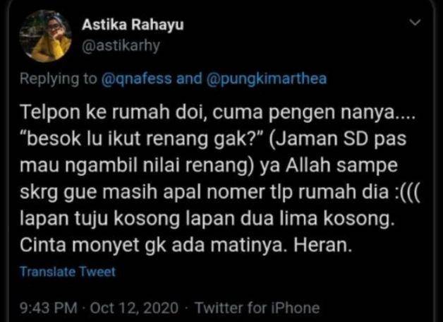 cerita lucu waktu masih pakai wartel (twitter.com/astikarahayu)