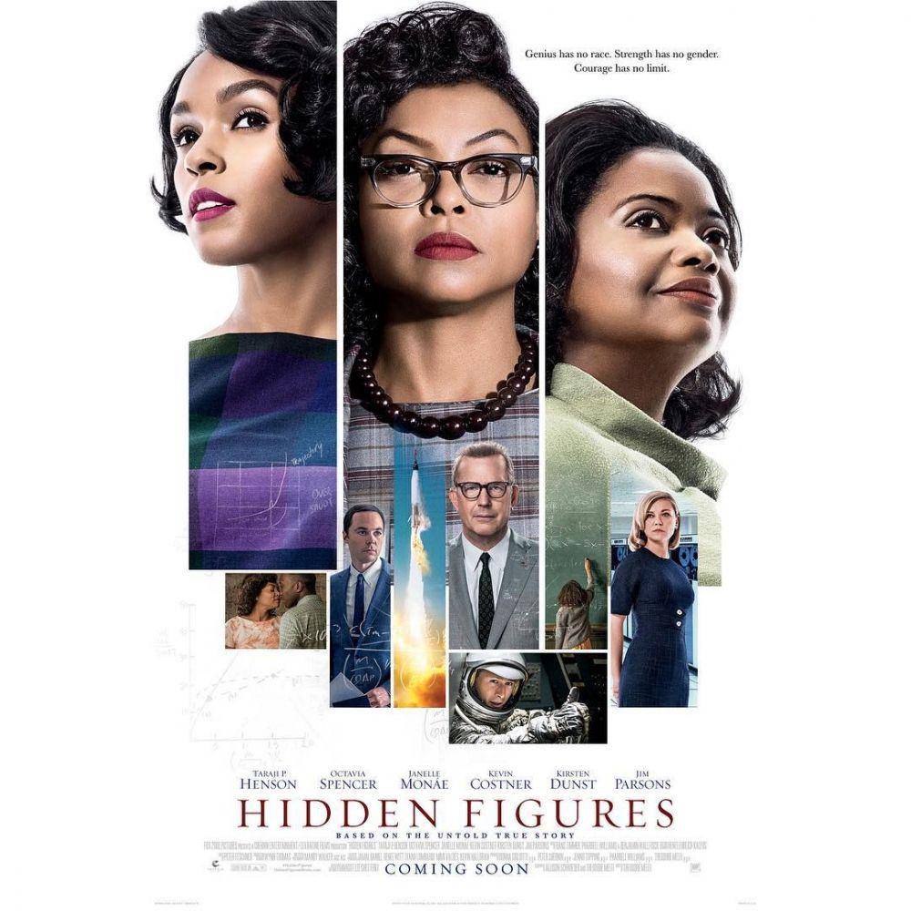Poster Film Hidden Figures. (instagram.com/hiddenfiguresmovie)