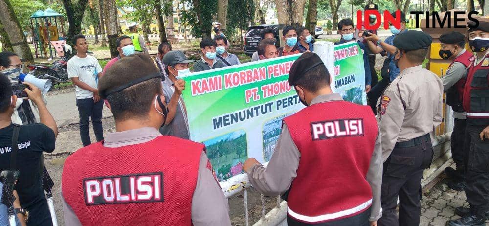 Lahan Rusak, Warga Langkat akan Mengadu ke DPRD Sumut dan Gubernur