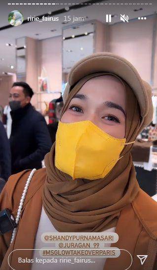 potret keseruan Ririe Fairus liburan di Paris (instagram.com/ririe_fairus)