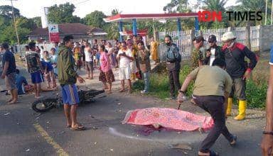 Pasutri Tewas Ditabrak Truk di Jalan Sekayu-Lubuk Linggau