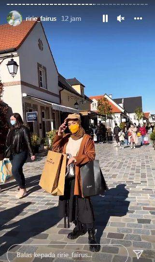 potret keseruan Ririe Fairus liburan di Paris (instagram.com/ririe_fairus)