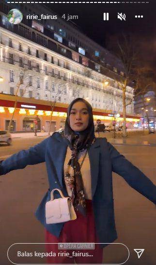 potret keseruan Ririe Fairus liburan di Paris (instagram.com/ririe_fairus)