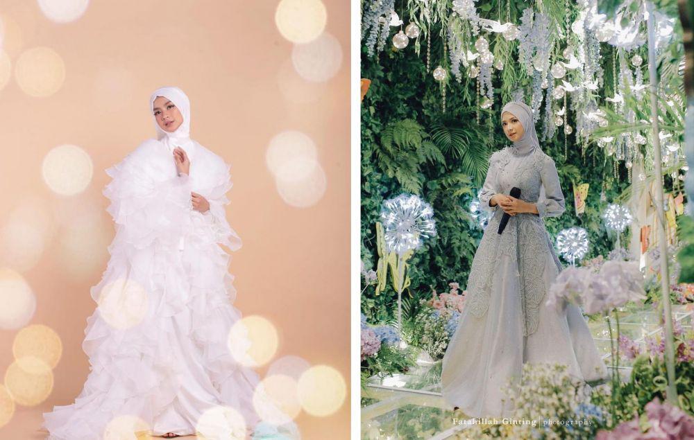 9 Potret Nashwa dalam Balutan Gaun, Aura Bintangnya Makin Bersinar!