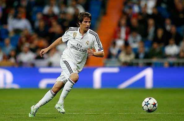 Fabio Coentrao saat berkostum Real Madrid. (sportskeeda.com)