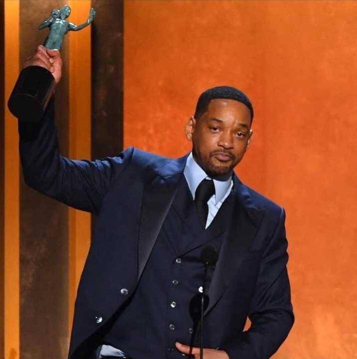 Will Smith di SAG Awards 2022 (instagram.com/vandypop)