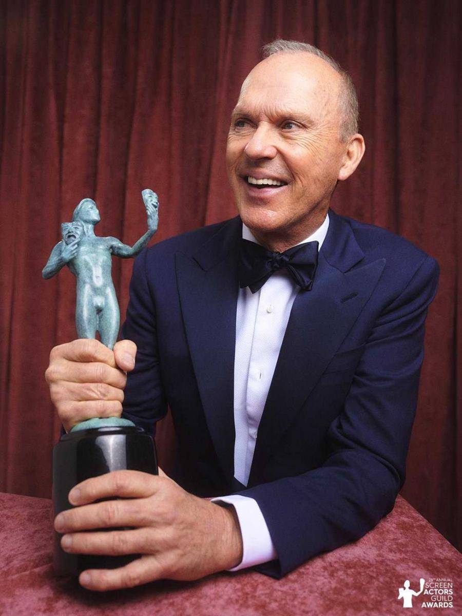 Michael Keaton di SAG Awards 202 (twitter.com/SAGawards)