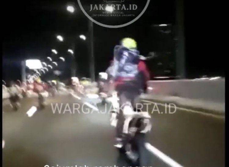 Polda Metro Kantongi Identitas Pengendara Motor Trail yang Masuk Tol