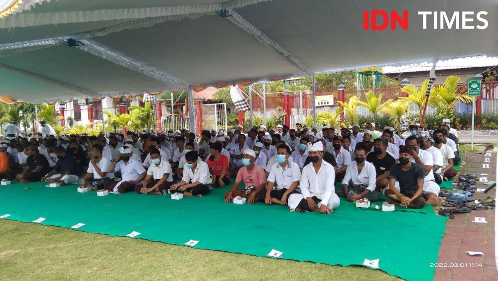 Jelang Nyepi, 450 WBP Lapas Kerobokan Bali Melukat Massal