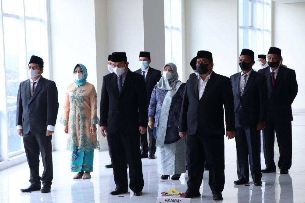 Universitas Islam Negeri (UIN ) Raden Intan Lampung melantik unsur pimpinan universitas setempat untuk masa jabatan 2022-2026. (IDN Times/Istimewa)
