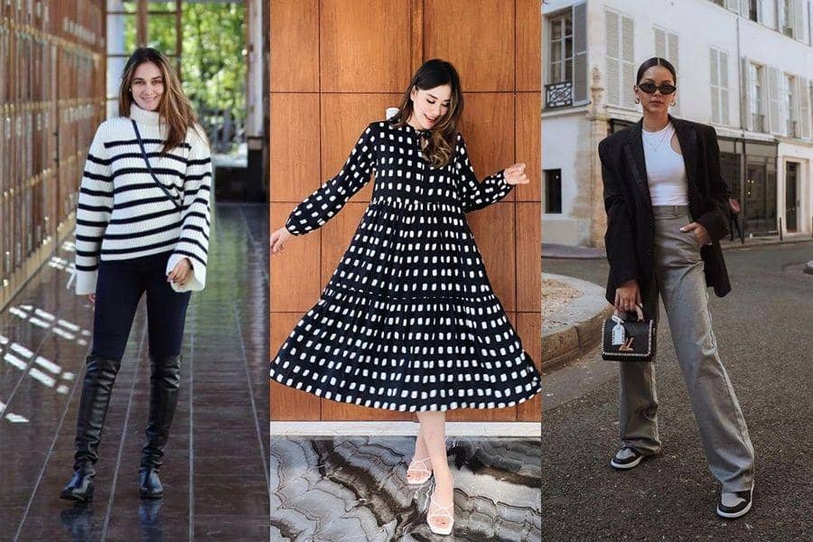 9 Ide Outfit Tema Monokrom ala Pesohor Tanah Air, Anggun Memesona