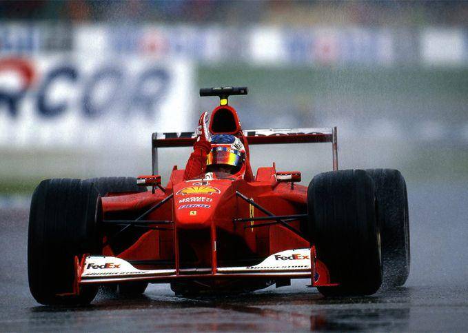 Rubens Barrichello menang pada GP Jerman 2000. (scuderiafans.com)
