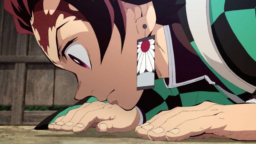 Tanjiro bisa mencium bau iblis dengan penciumannya yang tajam. (Dok. Ufotable/Demon Slayer: Kimetsu no Yaiba)