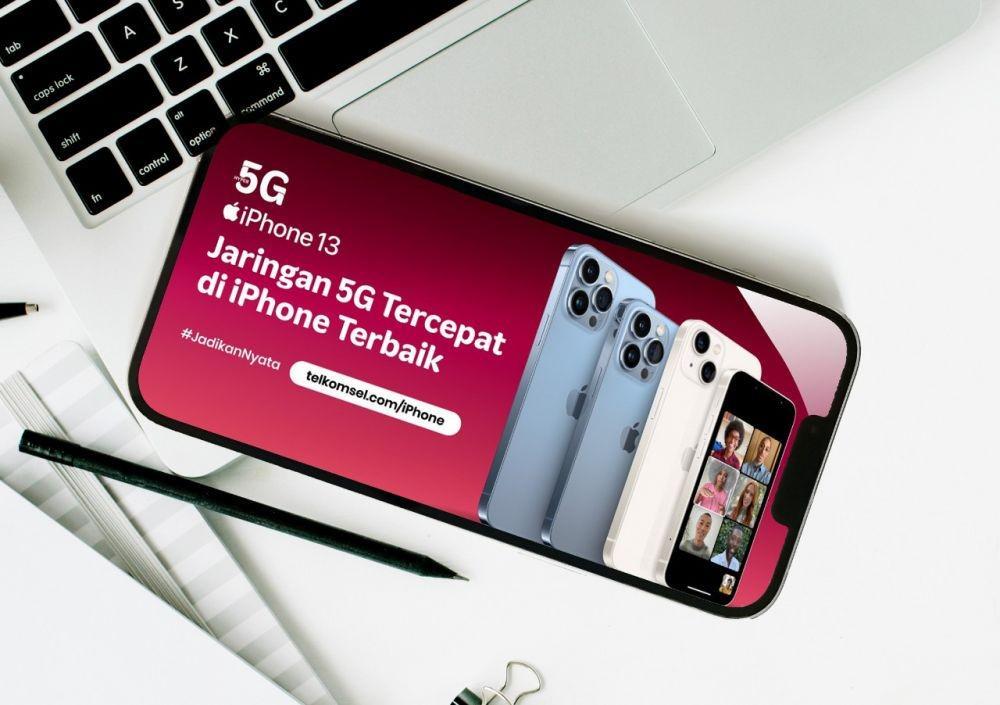Bonus Kuota hingga 50GB! Bundling Telkomsel iPhone 13