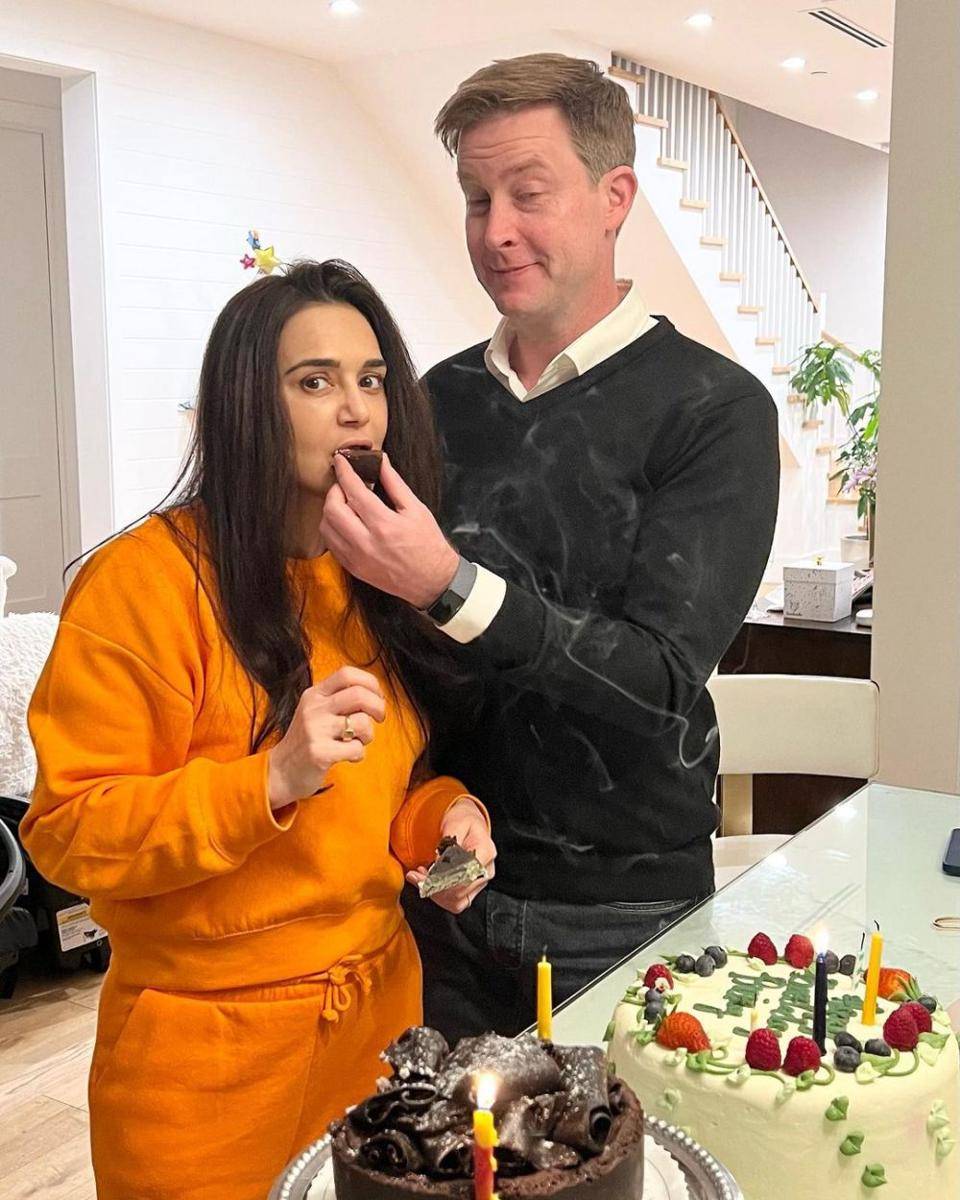 Preity Zinta dan suami, Gene Goodenough (instagram.com/realpz)