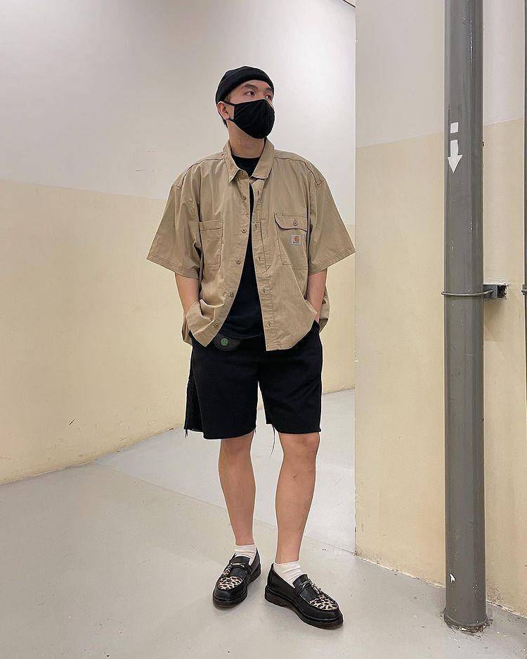 Ide outfit celana pendek ala Kent Hadi (instagram.com/kenthadi)