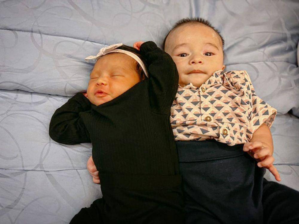 potret baby Adzam dan Ameena (instagram.com/adzam_adriansyah)