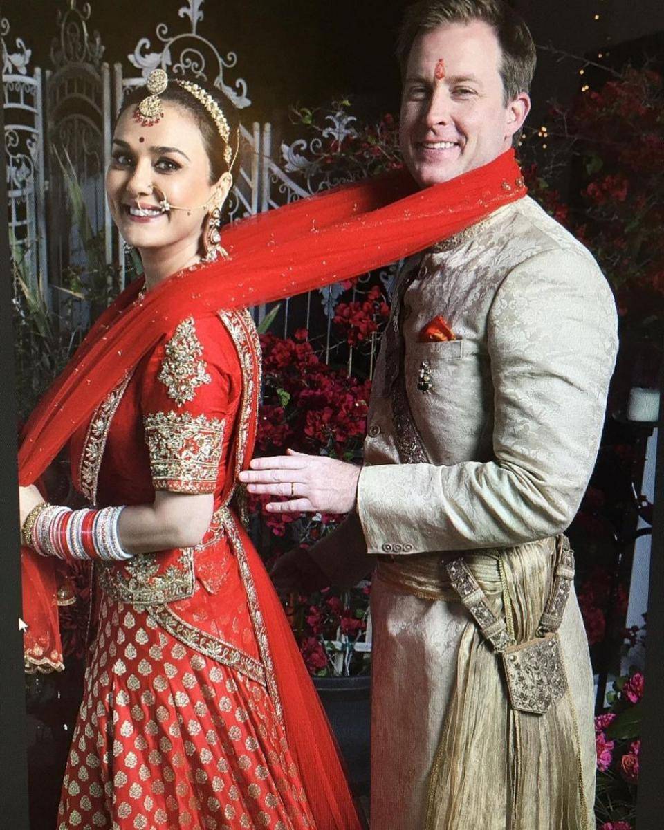 Preity Zinta dan suami, Gene Goodenough (instagram.com/realpz)