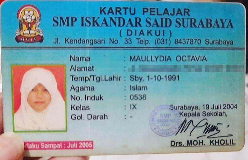 artis zaman SMP (Instagram.com/viavallen)