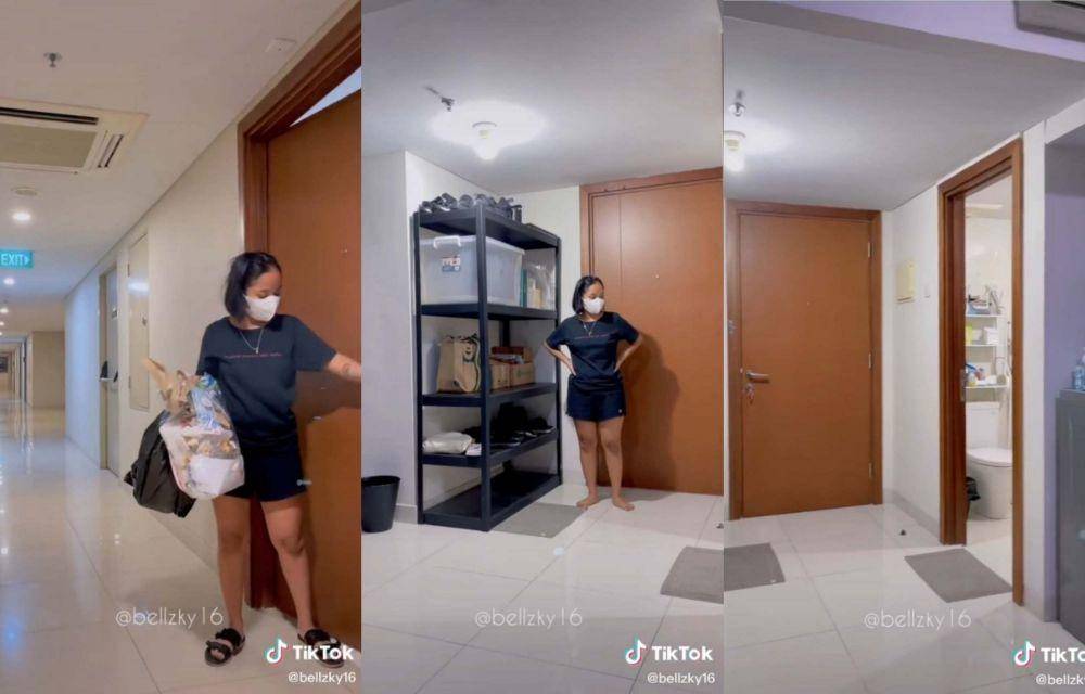 Apartemen dua lantai Bella Tobing (TikTok.com/bellzky16/)