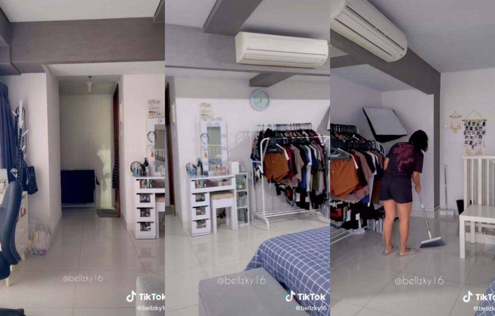 Apartemen dua lantai Bella Tobing (TikTok.com/bellzky16/)