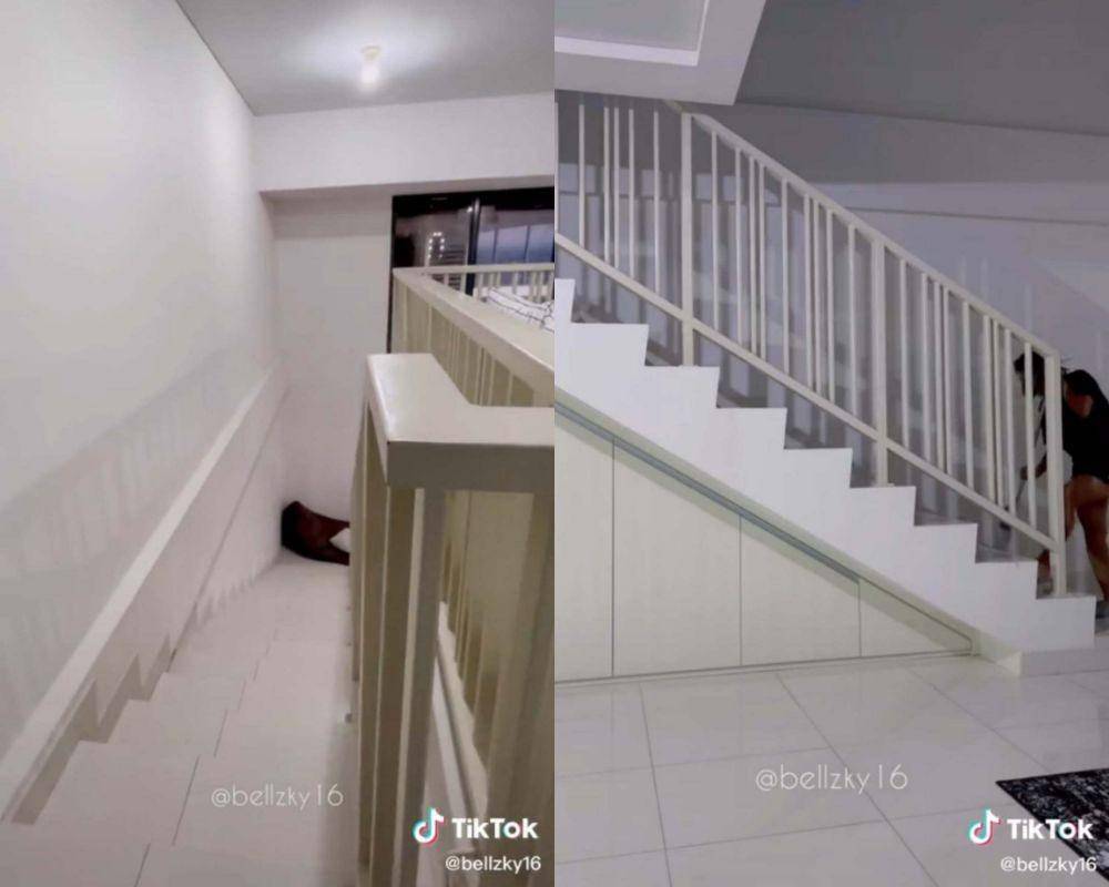 Apartemen dua lantai Bella Tobing (TikTok.com/bellzky16/)