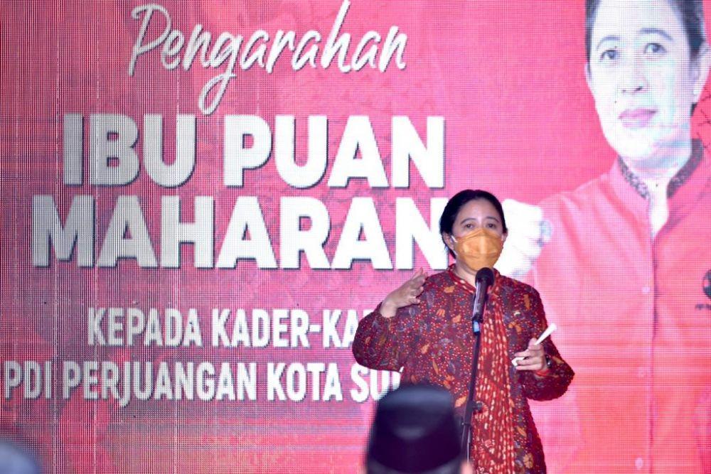 Yel 'Puan Presiden' Menggema di Kantor PDIP Surabaya