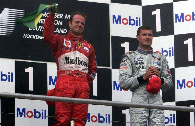 Rubens Barrichello menang pada GP Jerman 2000. (scuderiafans.com)