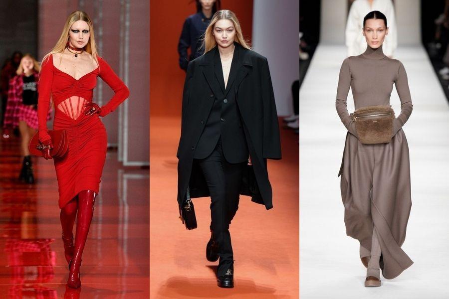 13 Gaya Bella dan Gigi Hadid di Milan Fashion Week 2022, Duo Berkelas!