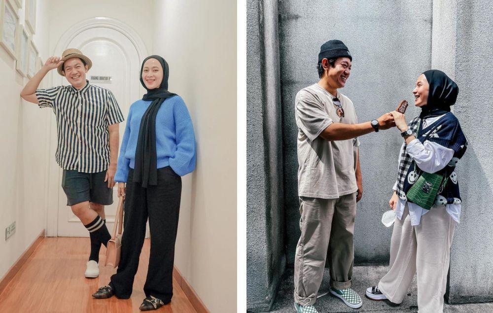 9 Potret Adem Ayem Melki Bajaj dan Istri, Satu Dekade Menikah!