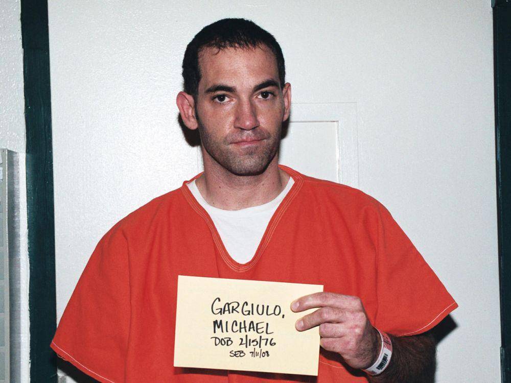 Michael Gargiulo pada saat penangkapannya di tahun 2008 cbsnews.com/Los Angeles County Sheriff's Dept.)