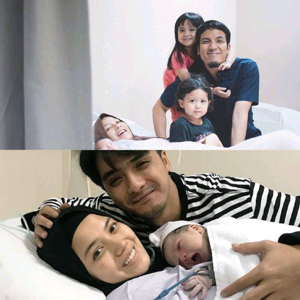potret momen kelahiran anak Natasha Rizky & Herfiza (instagram.com/natasharizkynew | instagram.com/rickyharun)