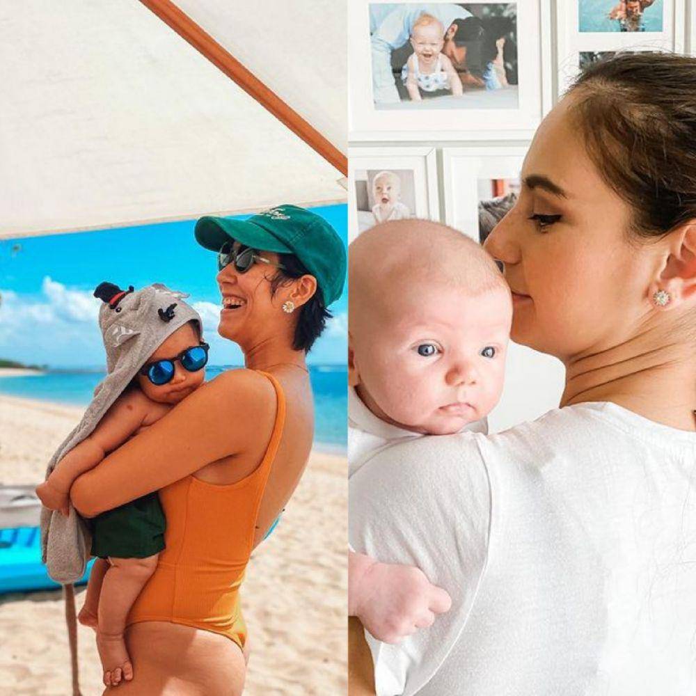 potret Marissa Nasution dan Dj Westny saat momong anak (instagram.com/marissaln | instagram.com/westnydj)