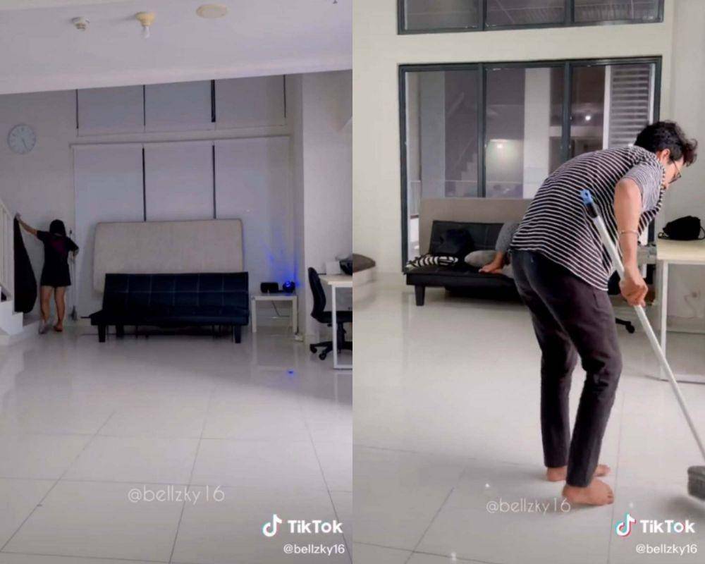 Apartemen dua lantai Bella Tobing (TikTok.com/bellzky16/)