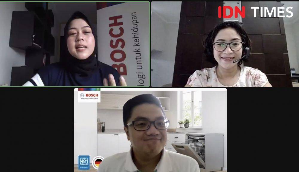 Bosch Home Appliances Media Session, Dishwasher Launch. (2/3/22) (IDN Times/Dina Fadillah Salma)