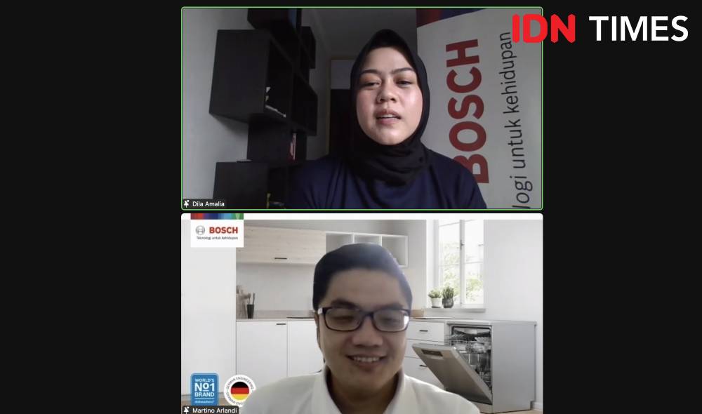 Bosch Home Appliances Media Session, Dishwasher Launch. (2/3/22) (IDN Times/Dina Fadillah Salma)