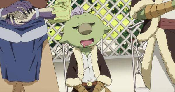 Gobuta yang tertidur saat rapat baru berakhir ( Dok. Eight Bit / Tensura )