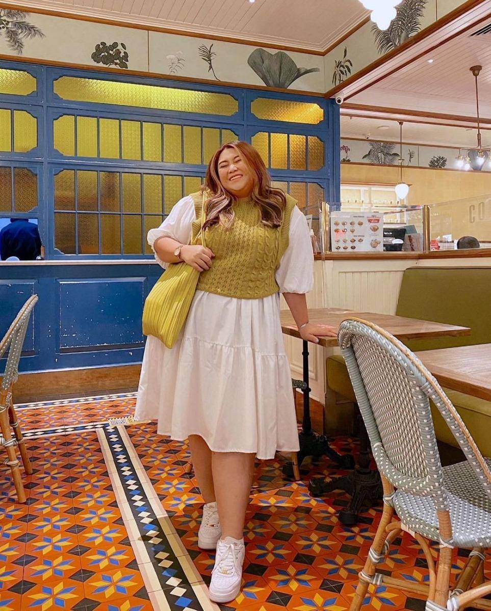 OOTD plus size ala Clarissa Putri (instagram.com/clarissaputri_)