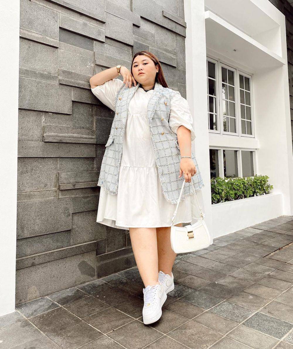 OOTD plus size ala Clarissa Putri (instagram.com/clarissaputri_)