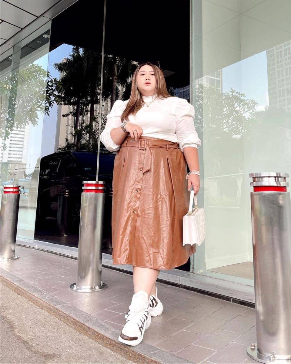 OOTD plus size ala Clarissa Putri (instagram.com/clarissaputri_)